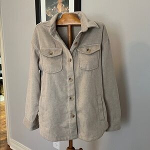 Classic Tan Utility Jacket for Women